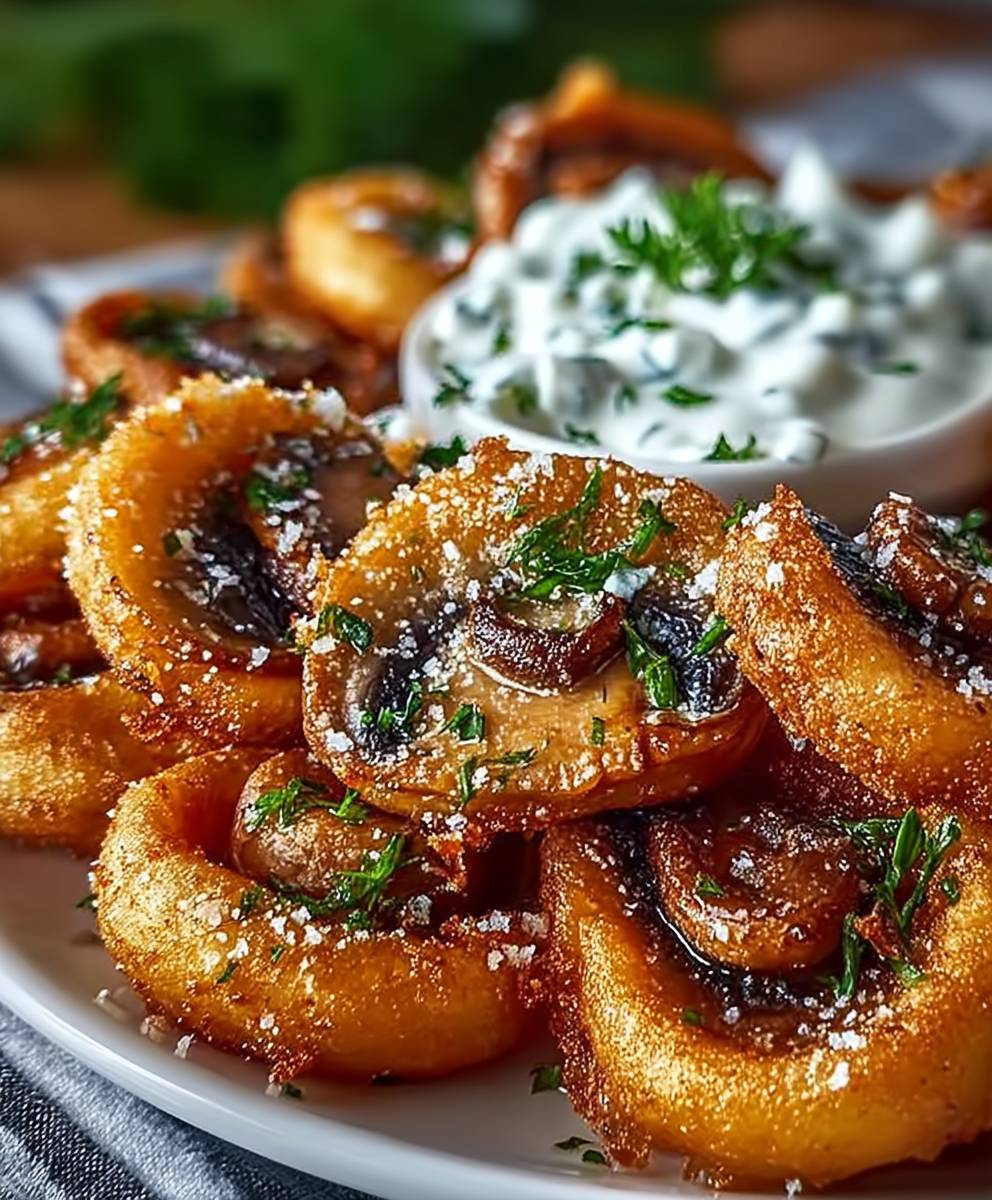 Gebratene Pilze Ranch Dressing