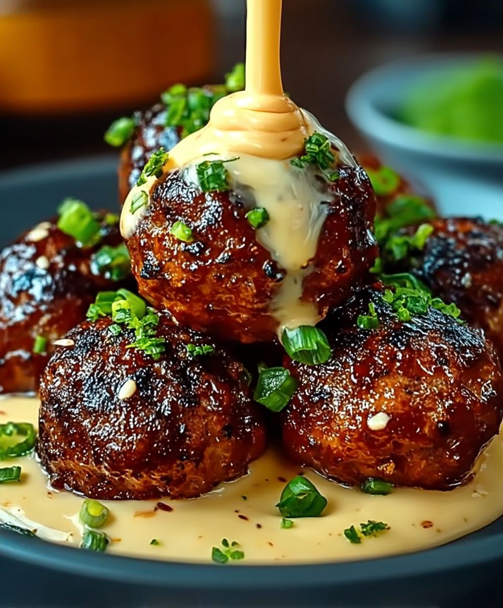 Koreanische BBQ Fleischbällchen