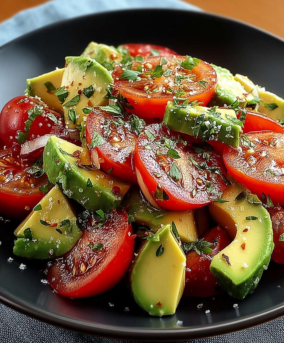 Avocadosalat mit Tomaten