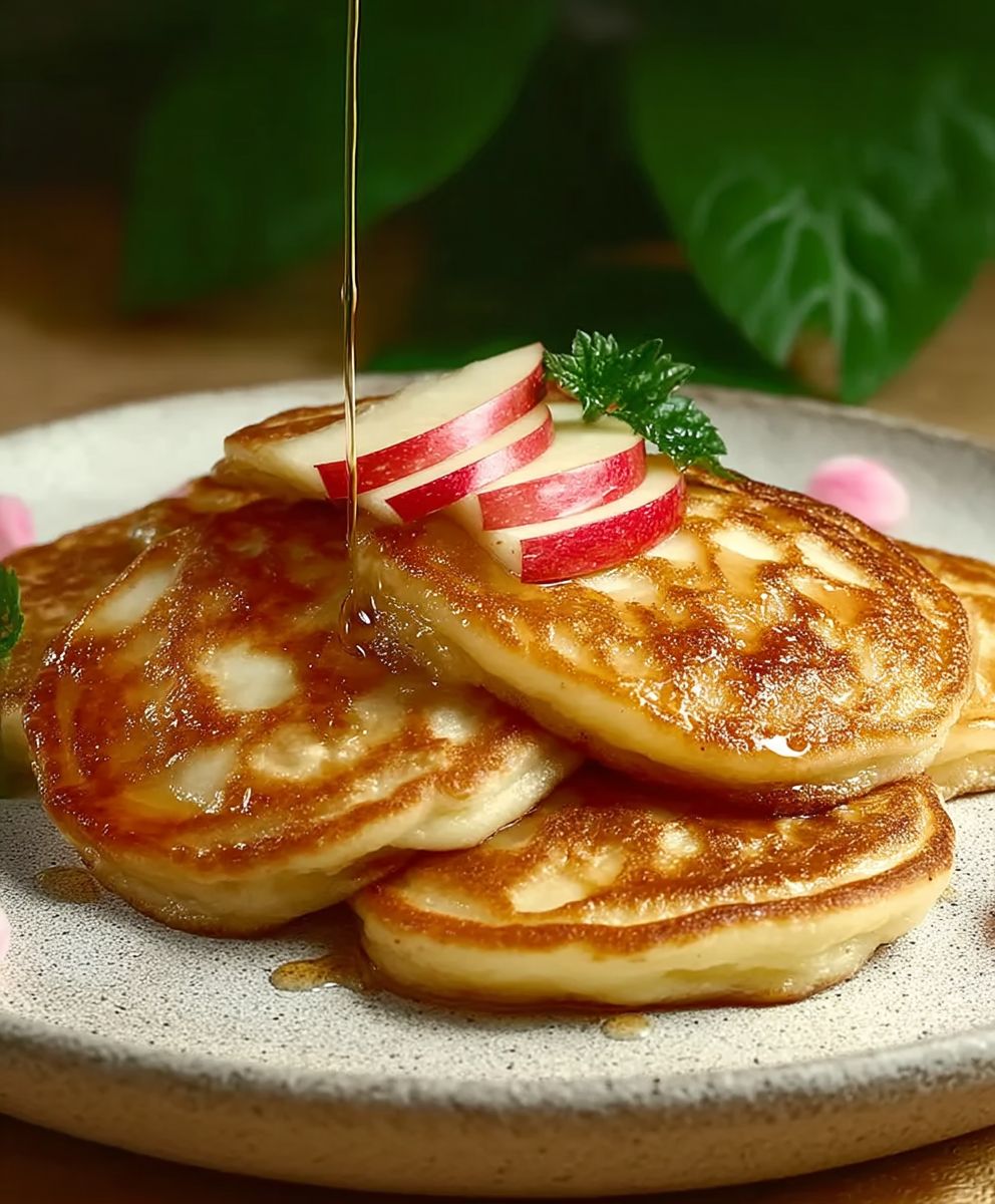 Apfelpfannkuchen einfach und lecker