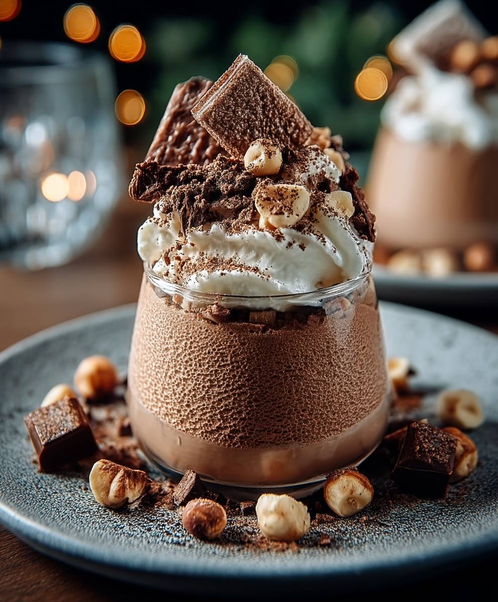 Haselnuss Lebkuchen Mousse