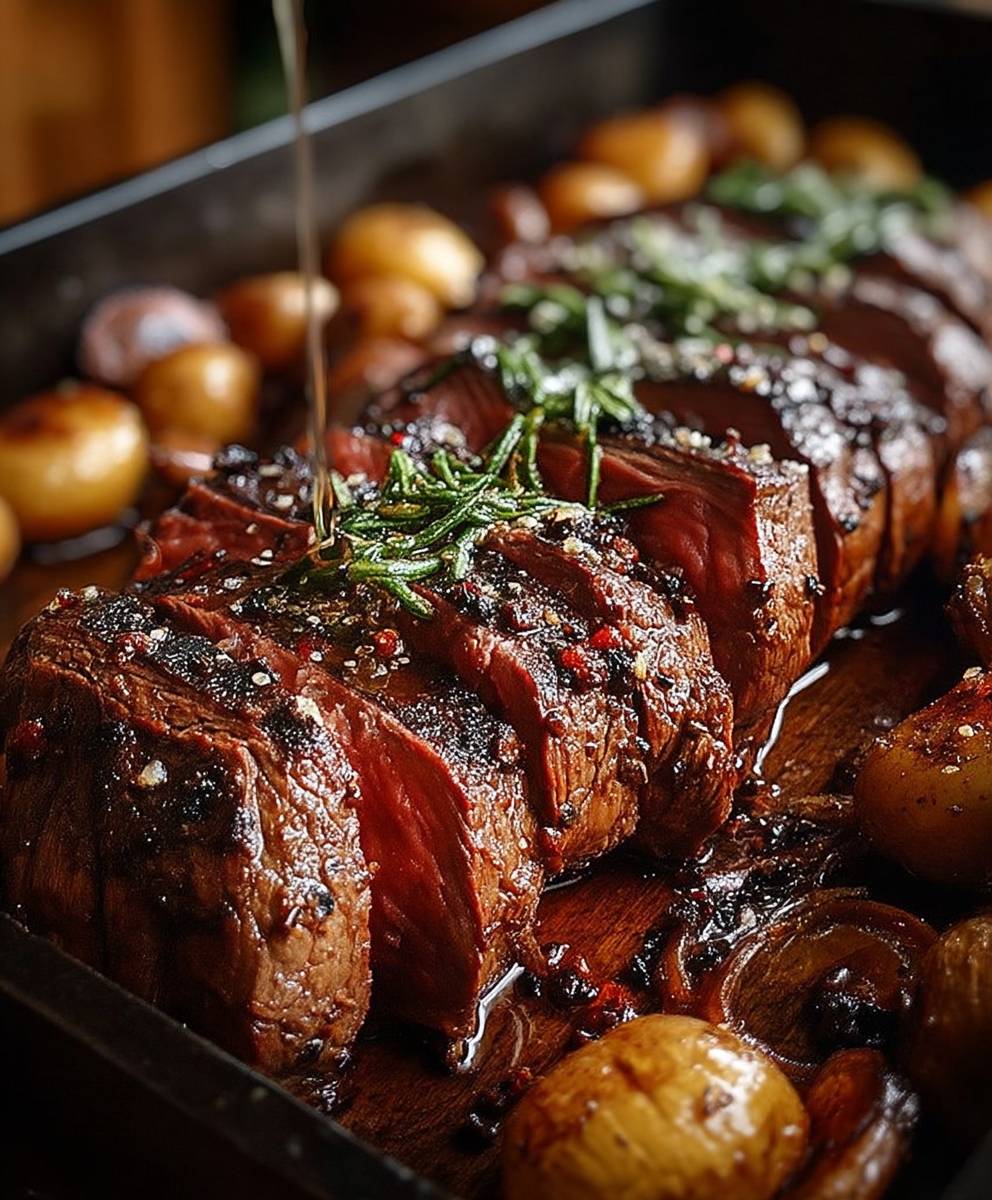Gegrilltes Portweingeräuchertes Rindfleisch