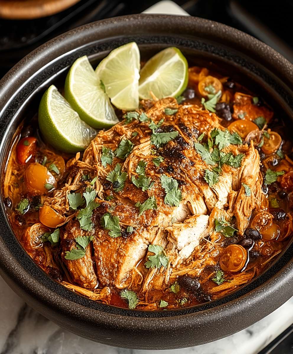 Fiesta Hähnchen Slow Cooker