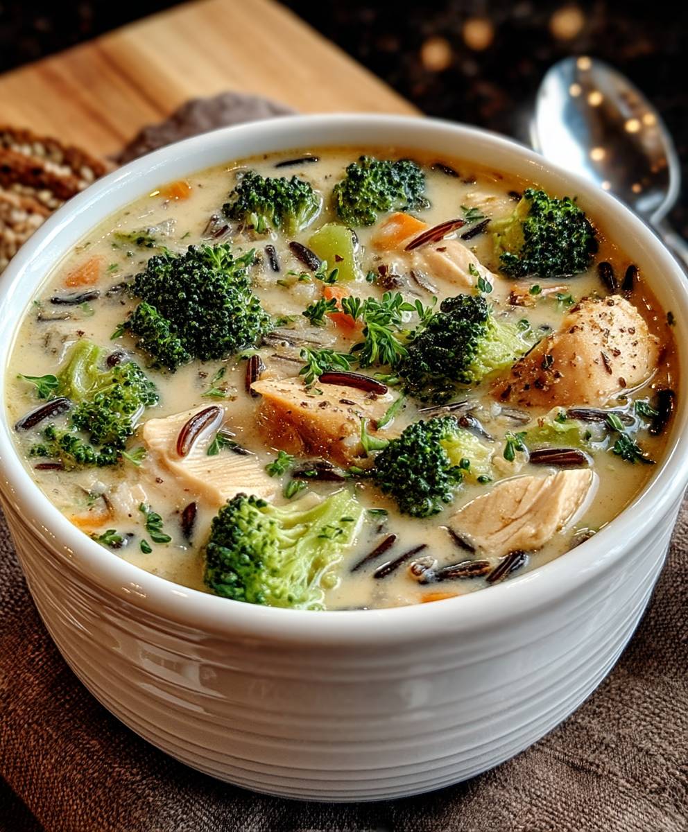 Hähnchen Brokkoli Suppe
