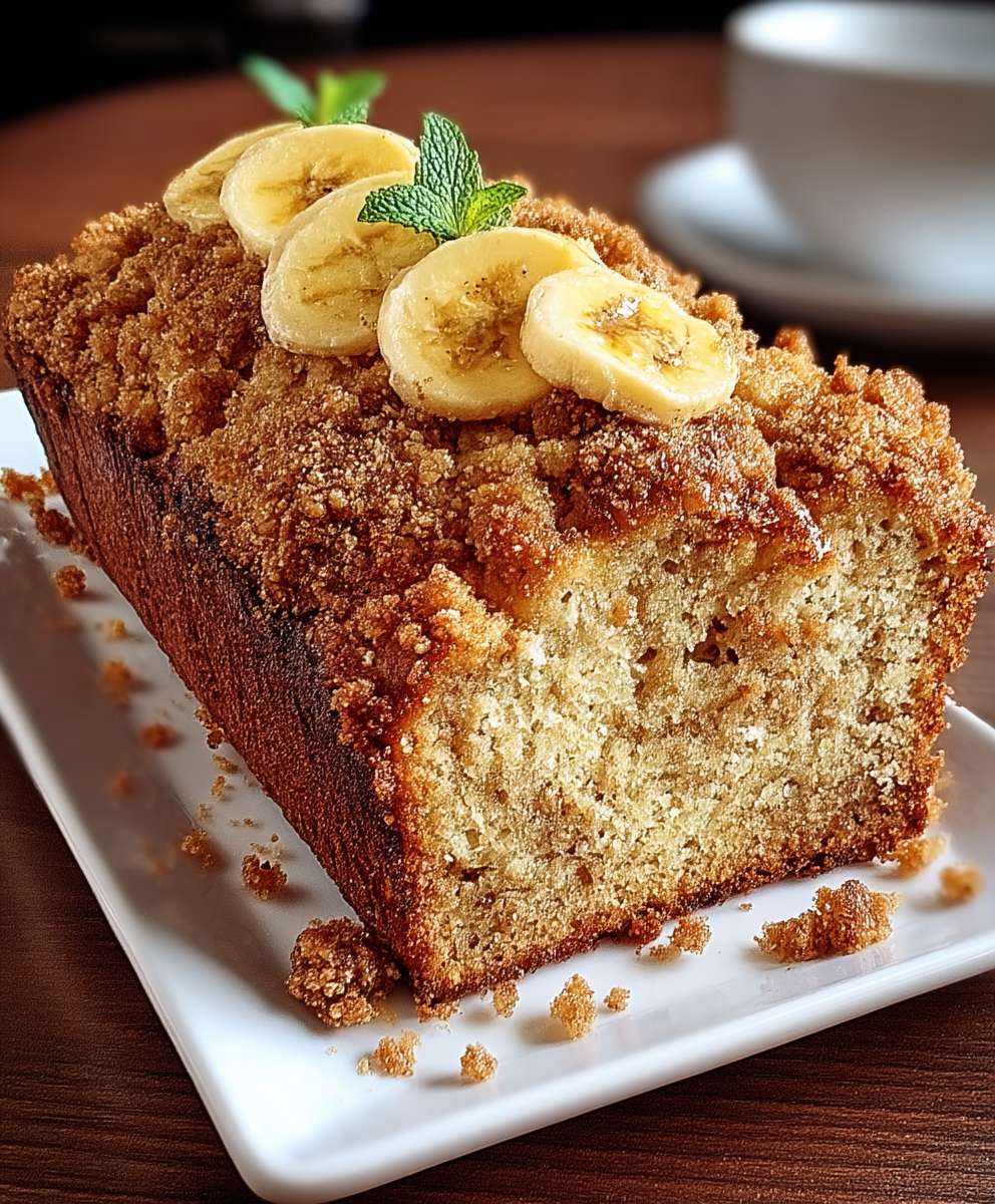 Bananen Krümel Brot backen