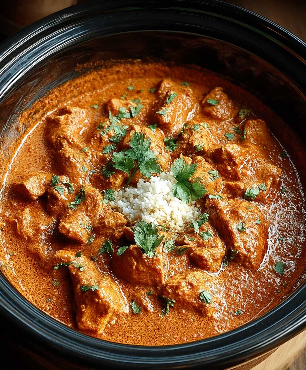 Hähnchen Tikka Masala Slow Cooker