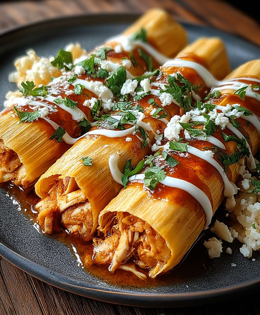 Chipotle Hähnchen Tamales