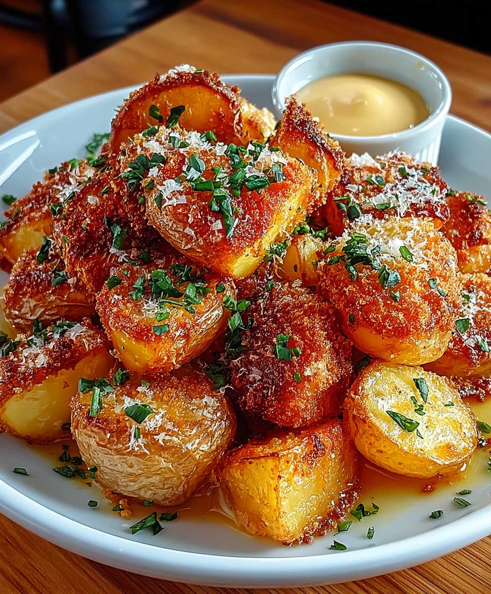 Parmesan Röstkartoffeln knusprig