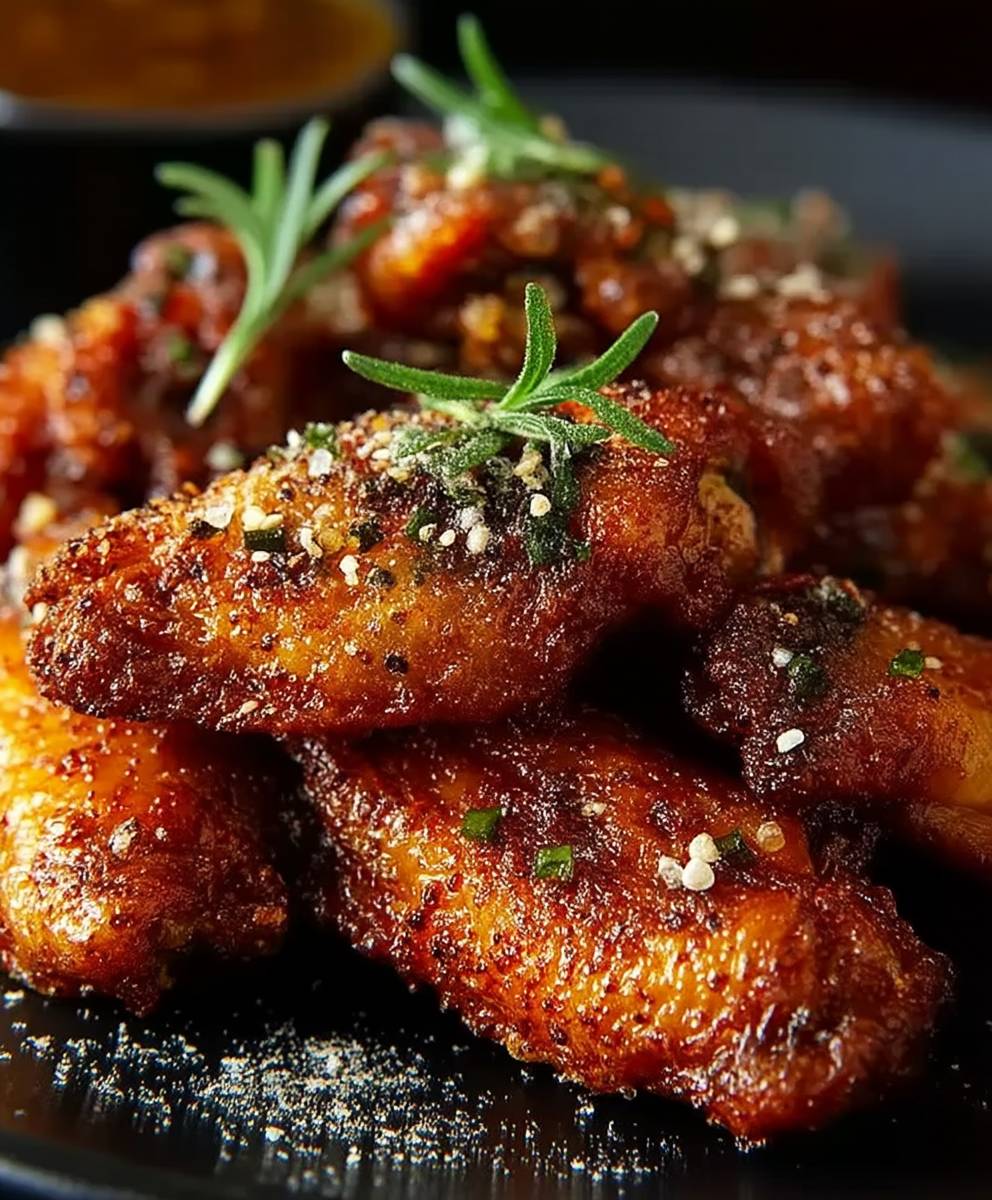 Knusprige Chicken Wings Trockenrub