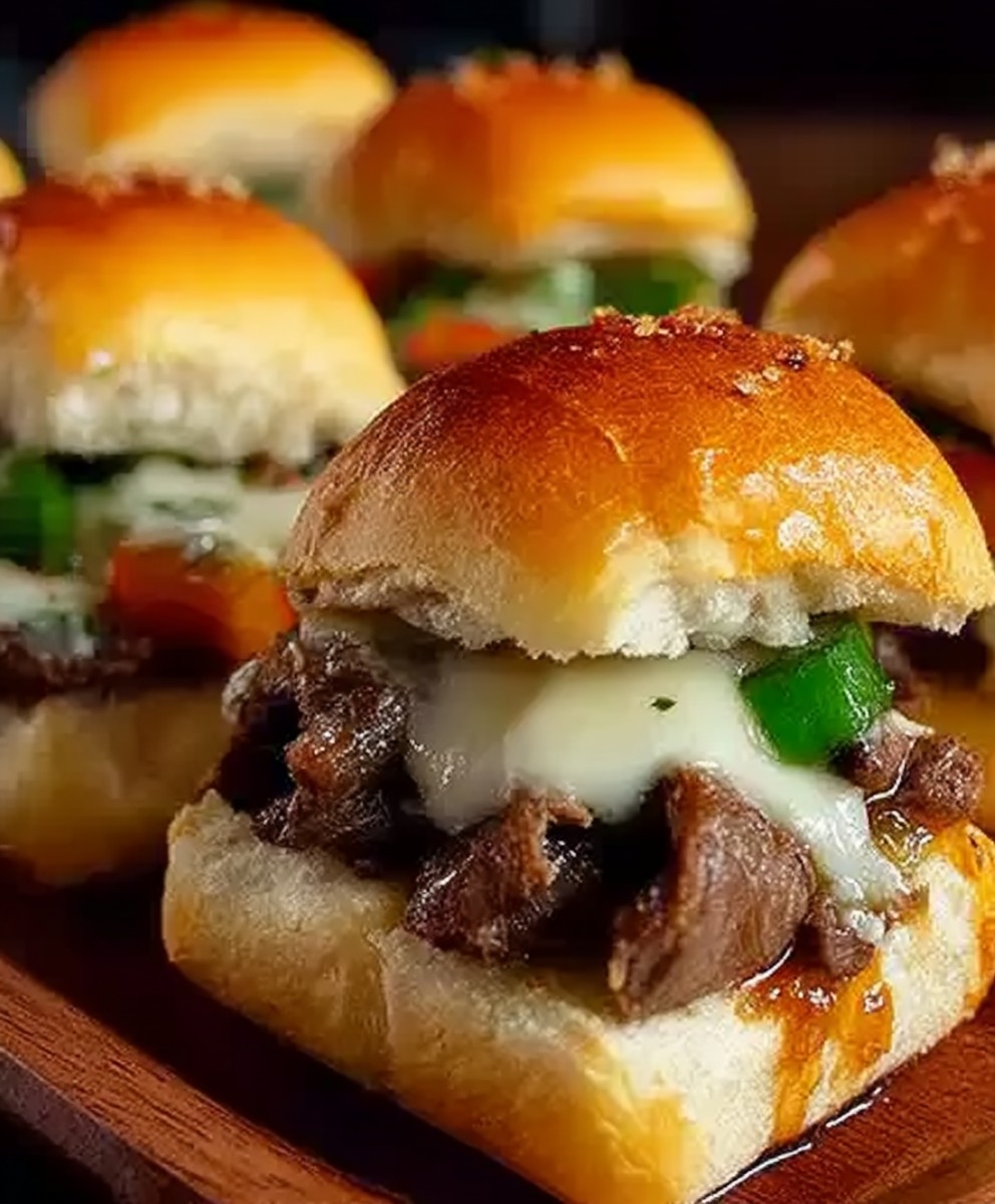 Philly Cheesesteak Slider