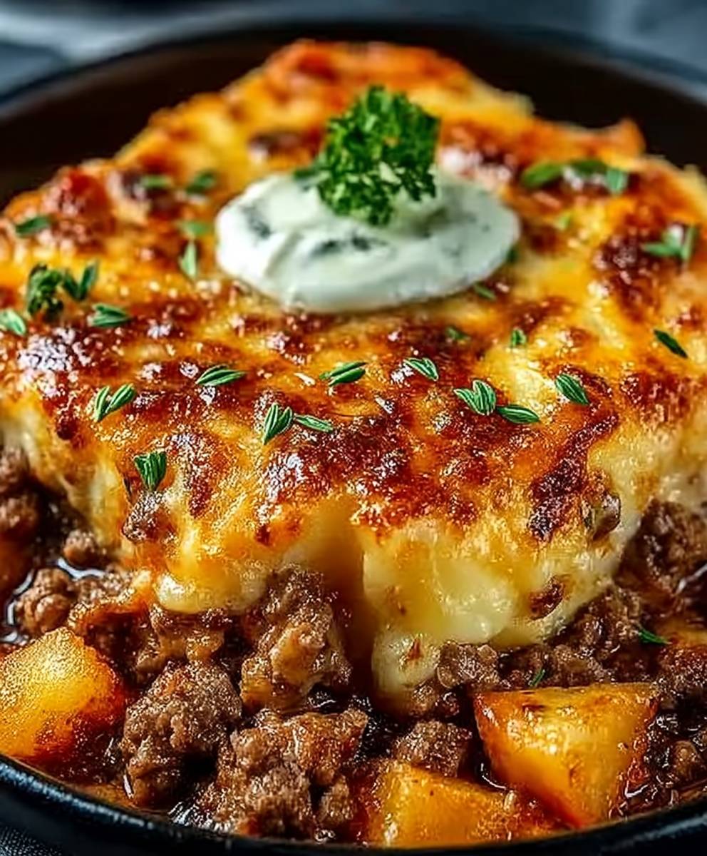 Hobo Auflauf Hackfleisch