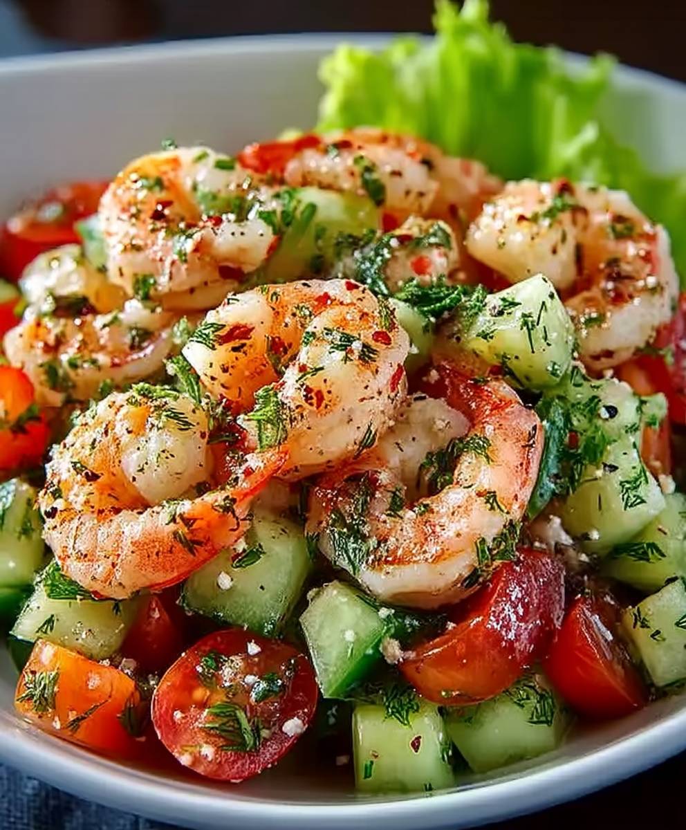 Garnelensalat einfach zubereiten