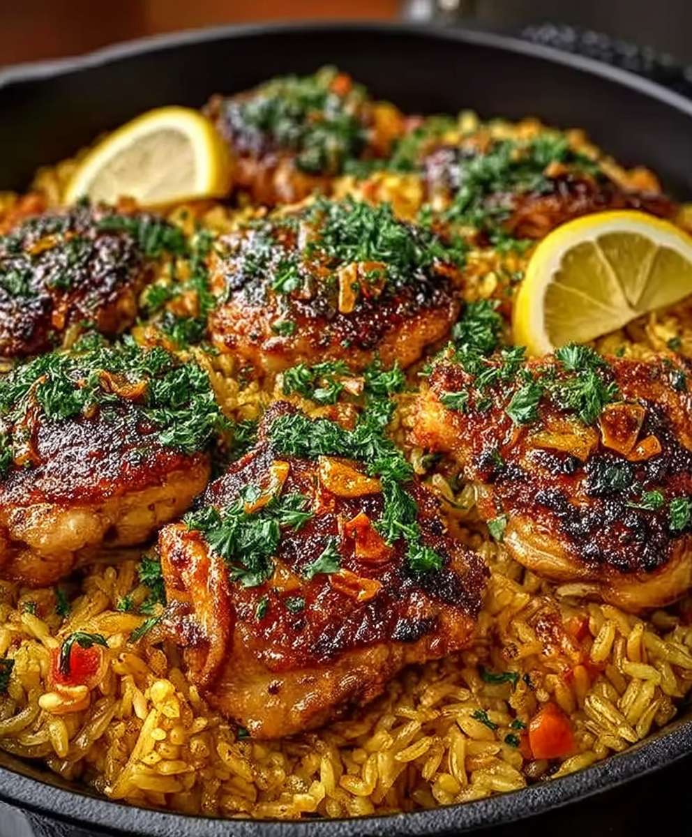 Louisiana Hähnchen Reis Pfanne