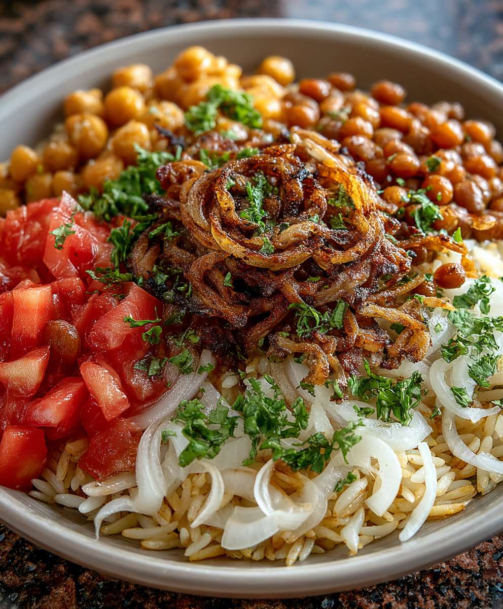 Ägyptisches Nationalgericht Koshari