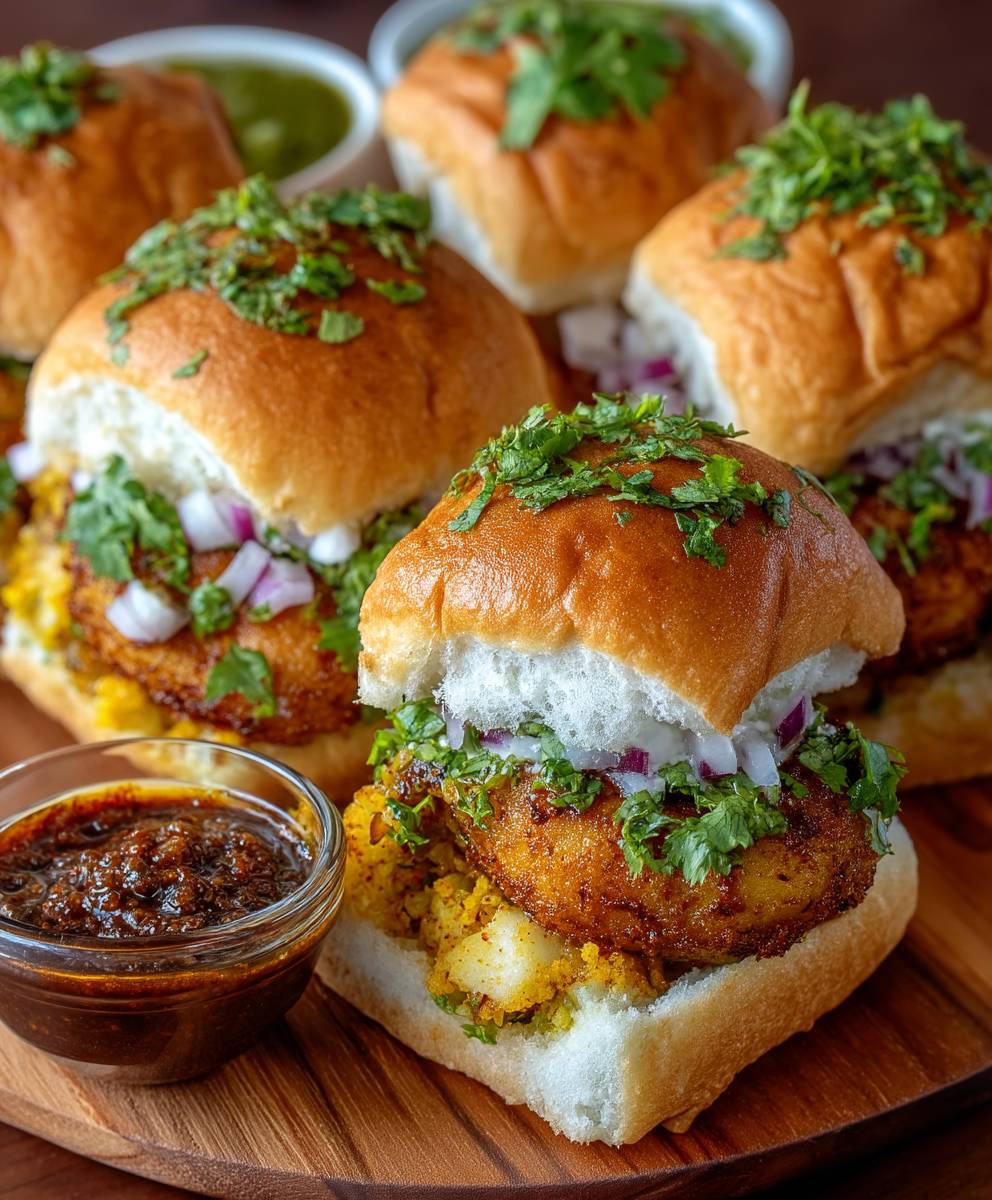 Vada Pav Streetfood Indien
