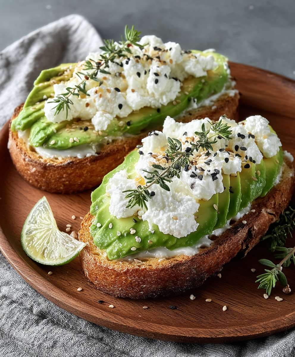 Hüttenkäse Avocado Toast