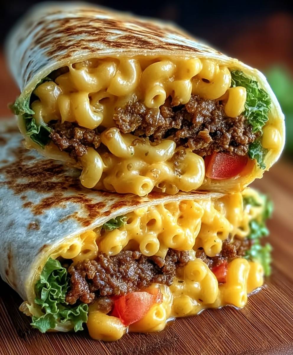 Beef Mac and Cheese Burger