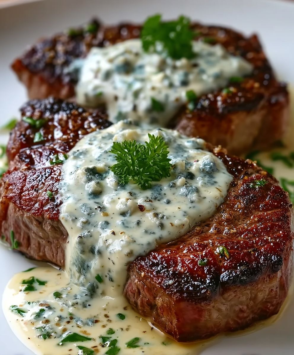 Ribeye Blauschimmelkäse Sauce