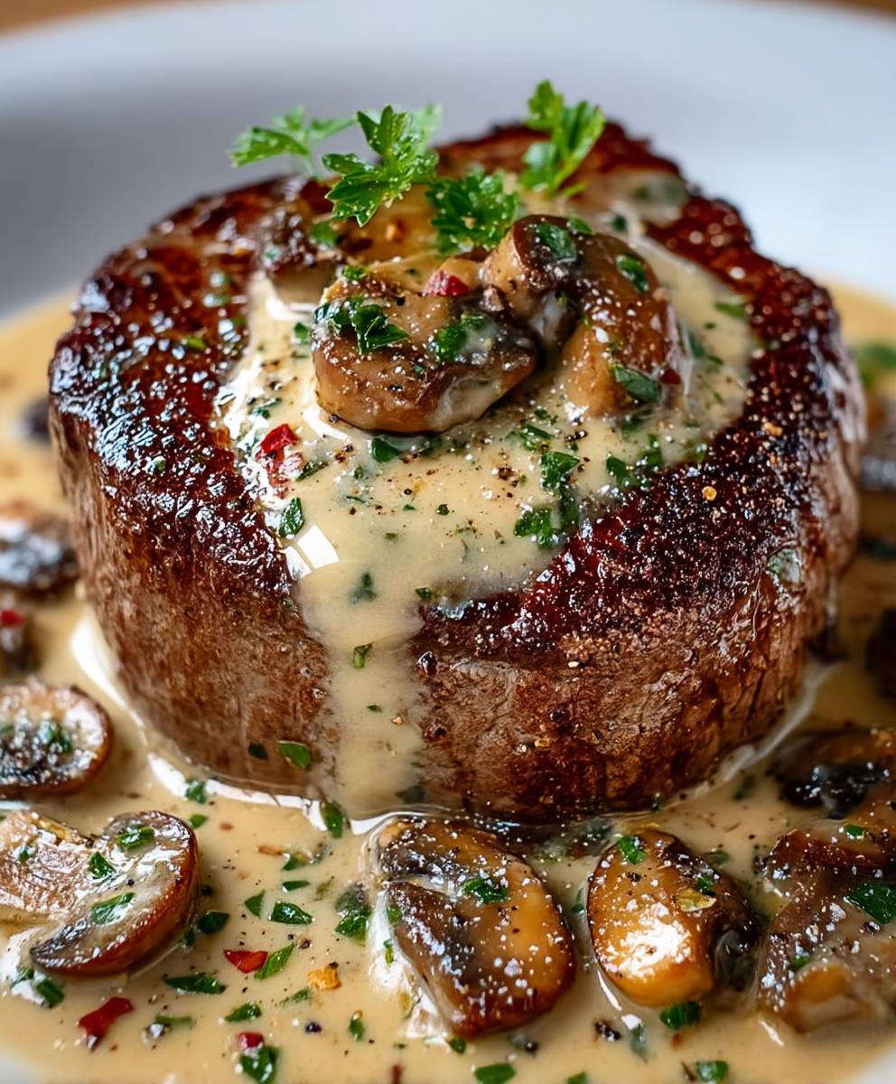 Steak Diane Pilzsauce einfach