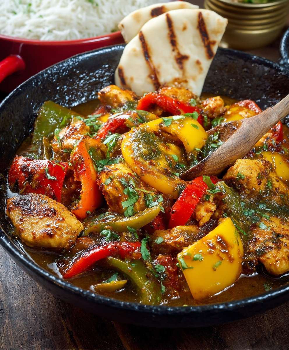 Chicken Jalfrezi Indisches Curry
