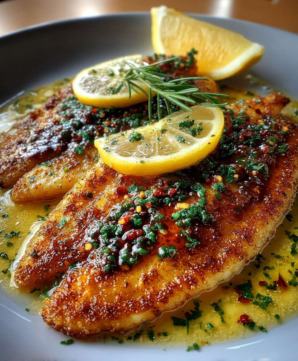 Zitronenbutter Tilapia schnell zubereiten