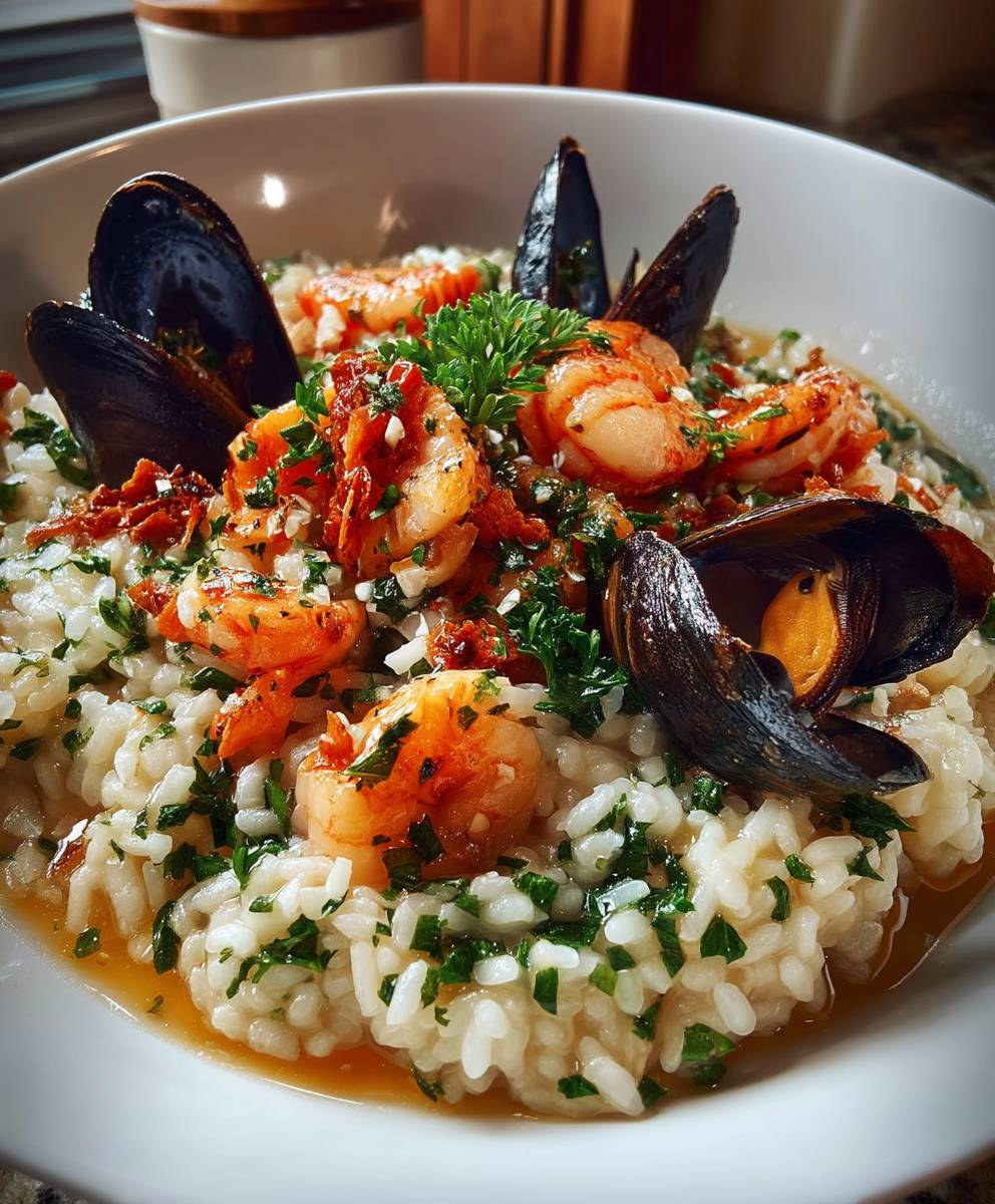 Meeresfrüchte Risotto schnell zubereiten