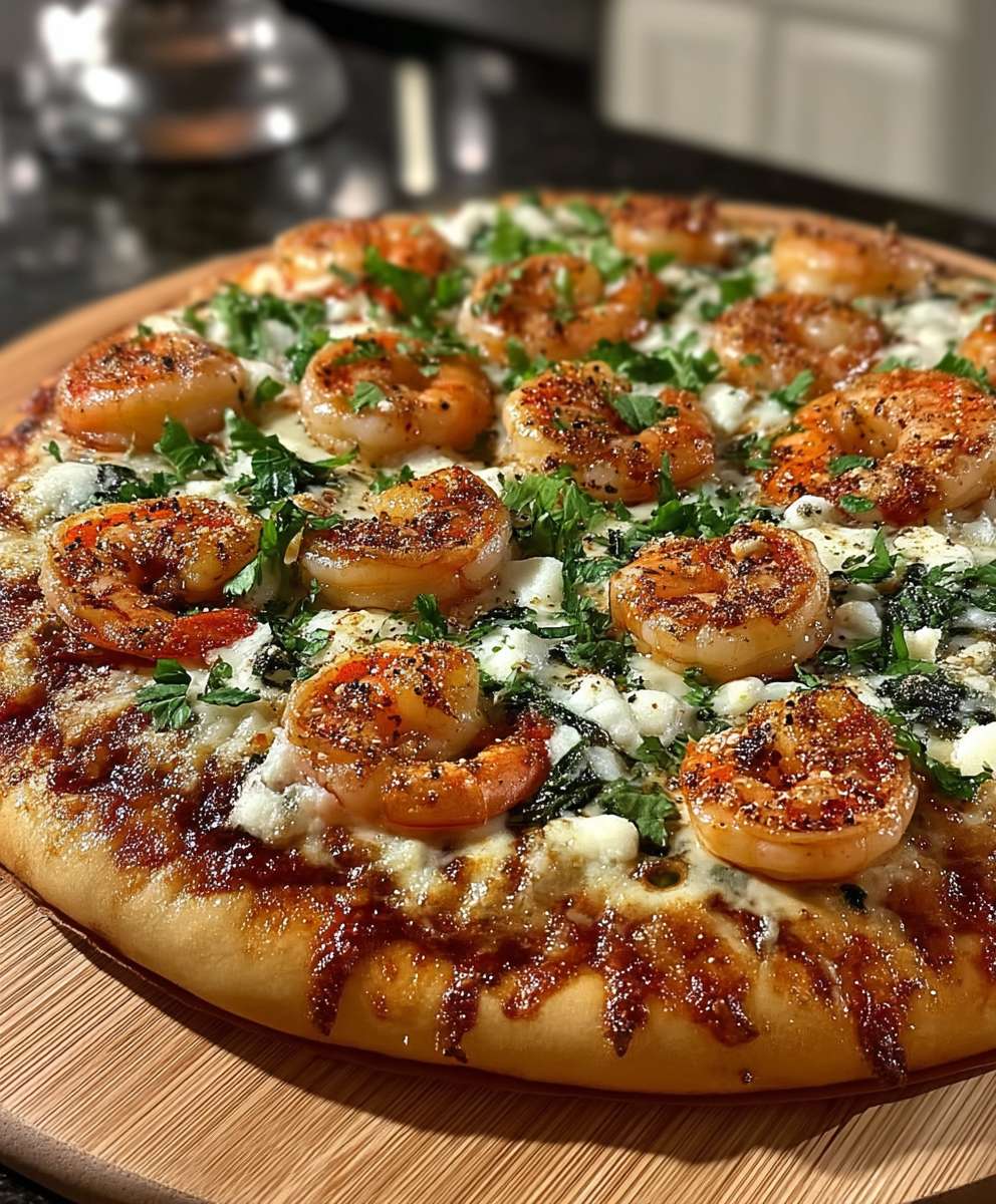 Garnelenpizza selber machen