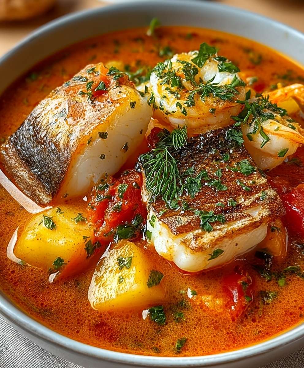 Bouillabaisse Fischsuppe traditionell