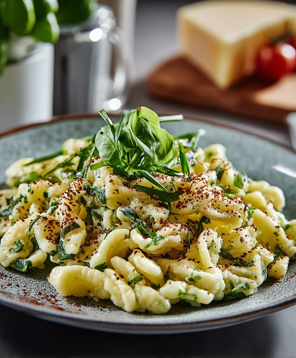 Bärlauch Spätzle selber machen