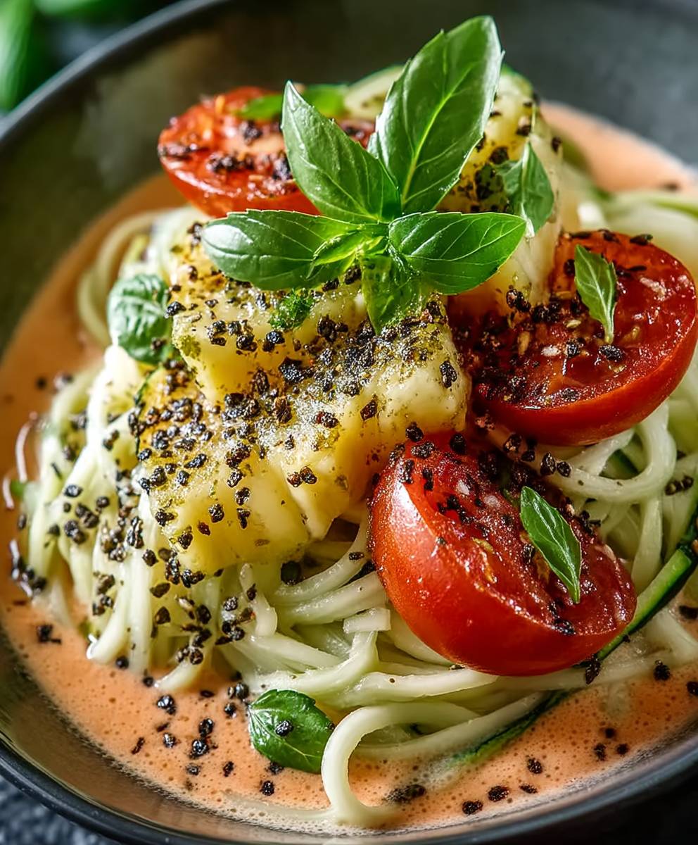 Zucchini Nudeln Pesto