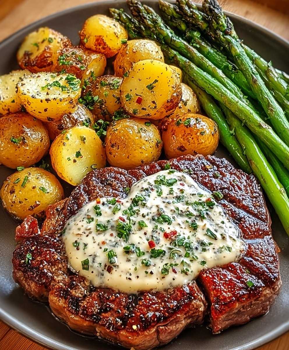 Knoblauch Parmesan Steak