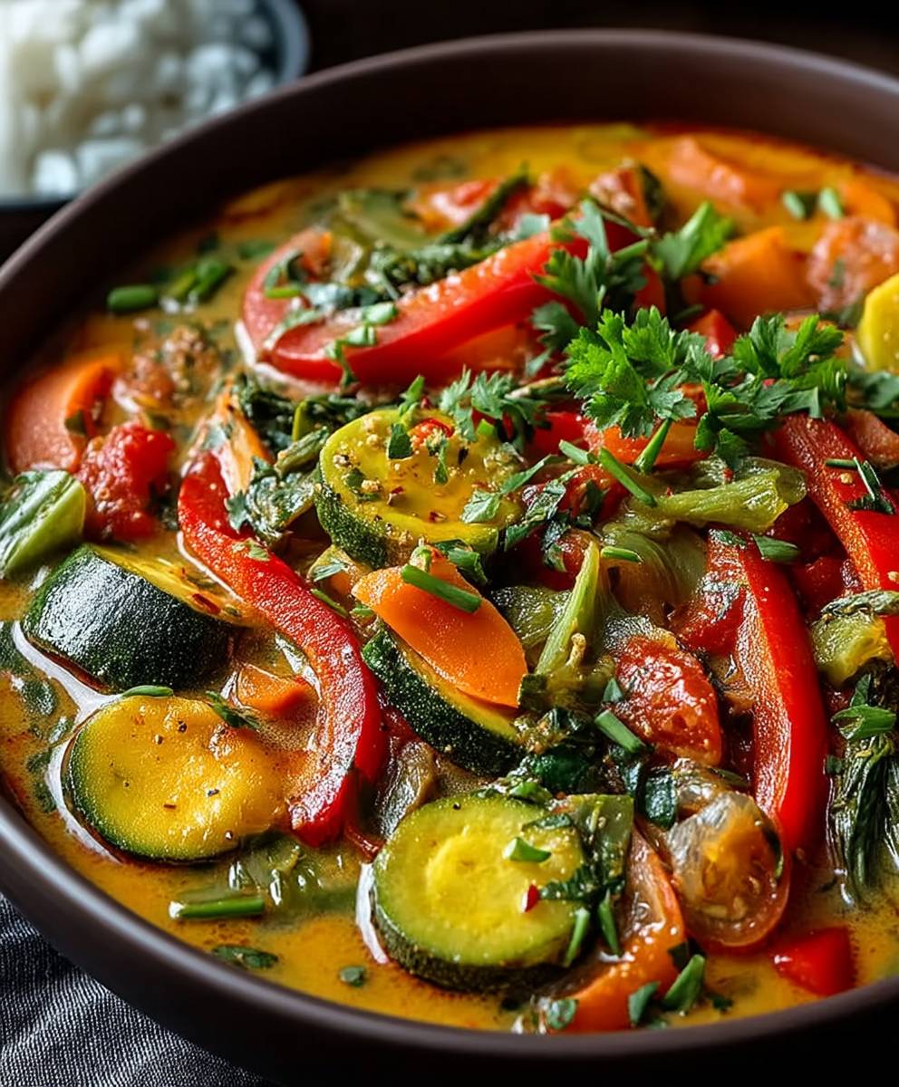 Gemüse Curry Kokosmilch