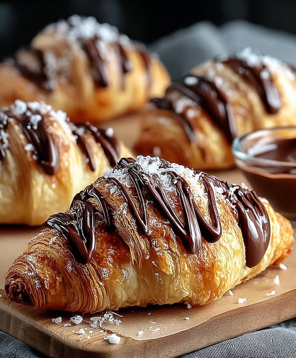 Schokohörnchen mit Nutella backen
