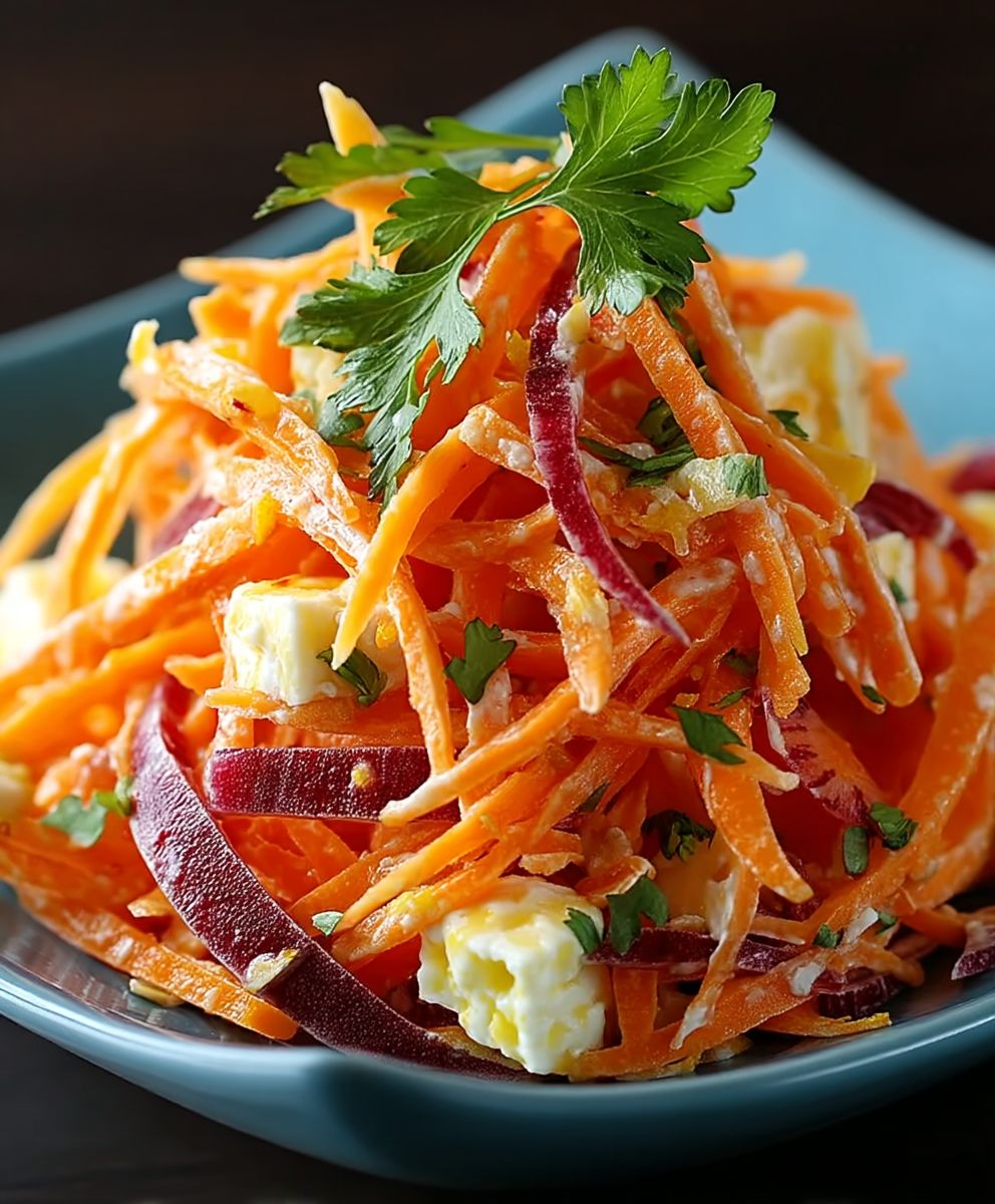 Karottensalat einfach zubereiten