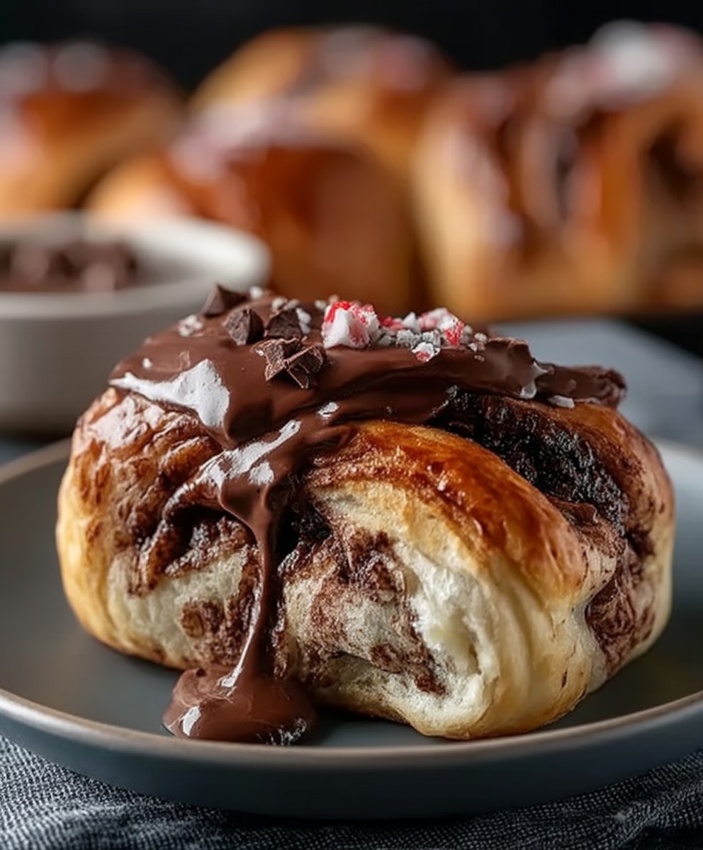 Schokoladen Brötchen backen