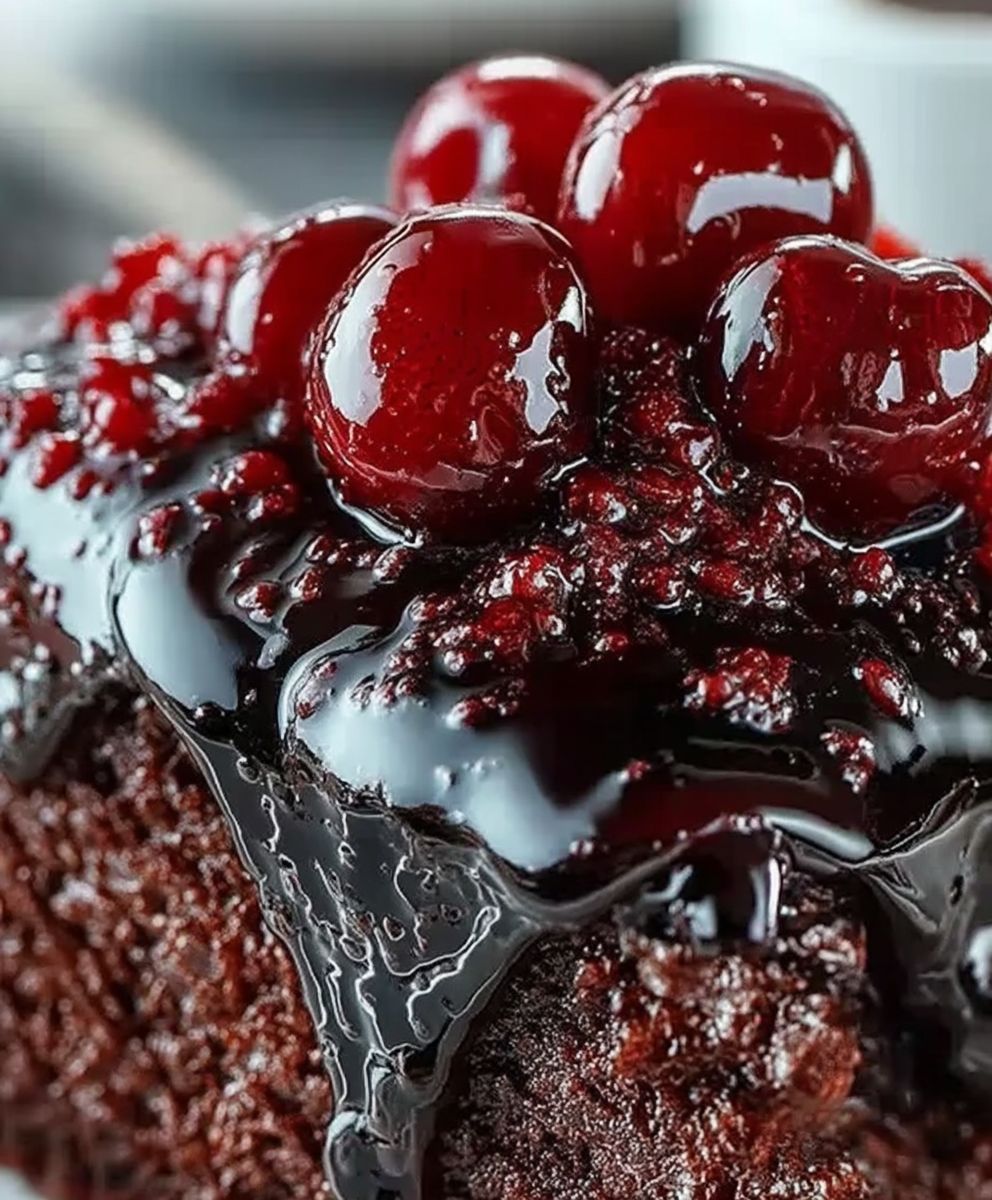 Schokoladen Kirsch Kuchen
