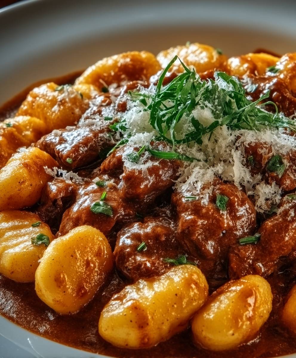 Gnocchi Gulasch herzhaft