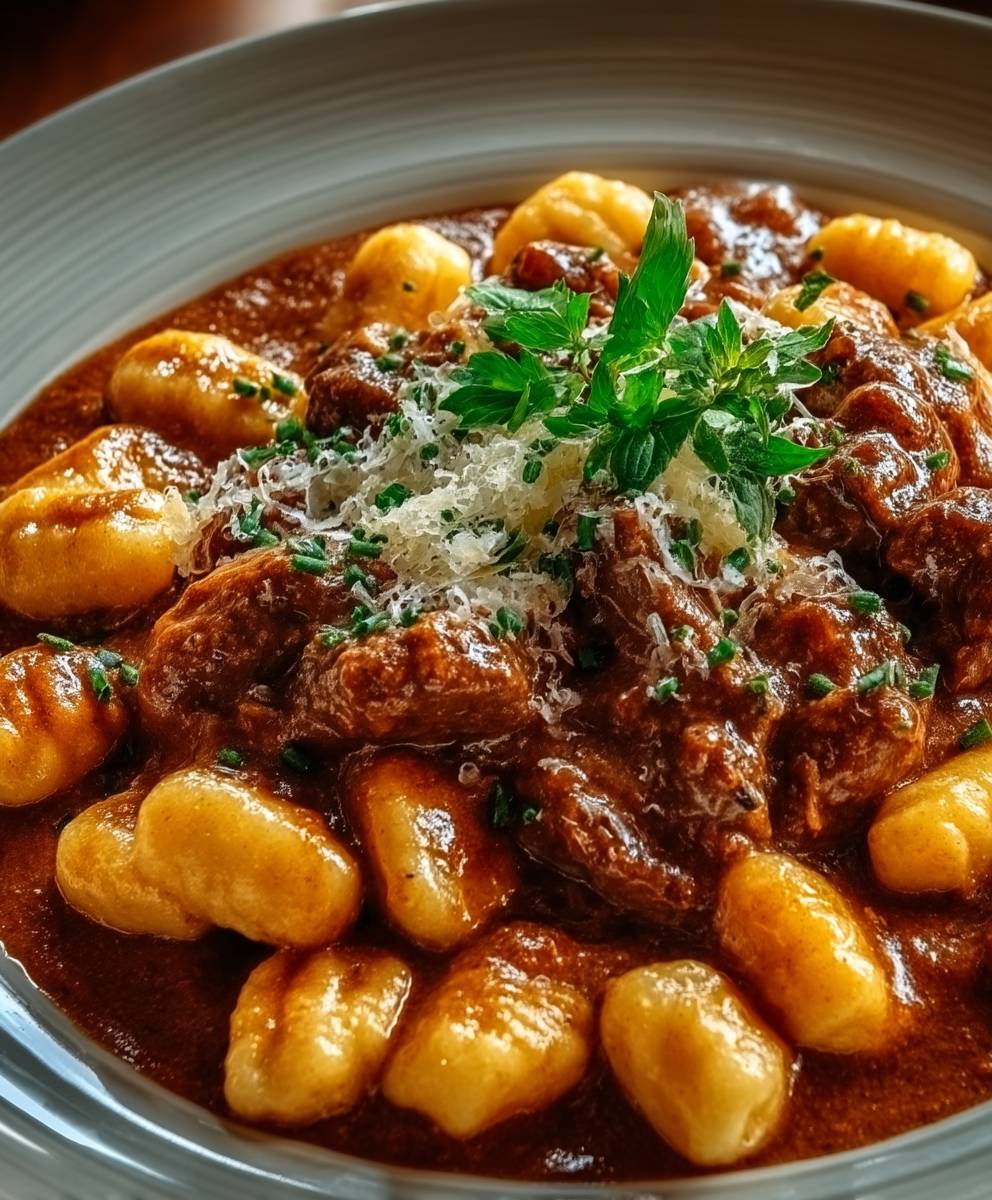 Gnocchi Gulasch herzhaft