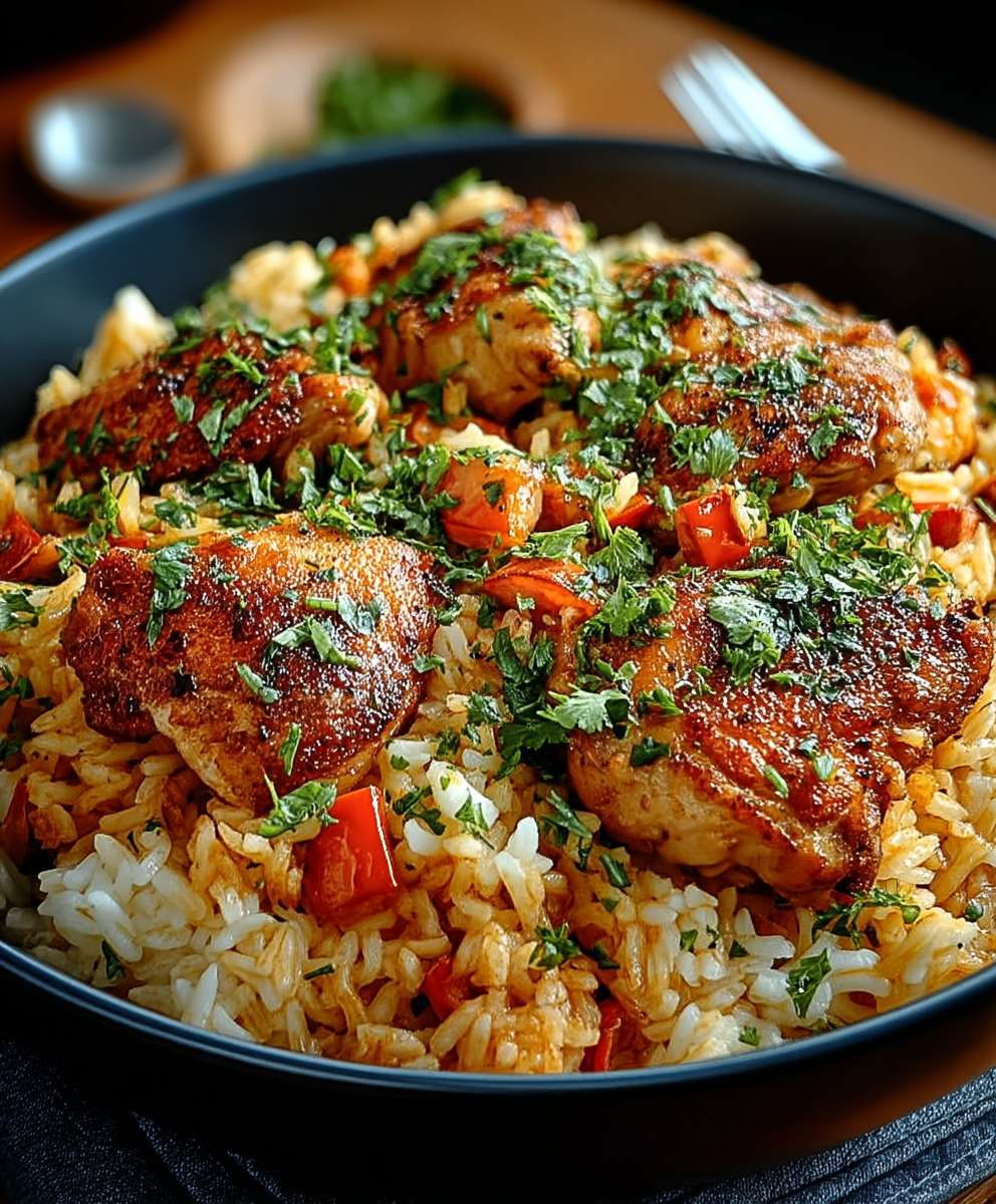Hähnchen Reis Topf
