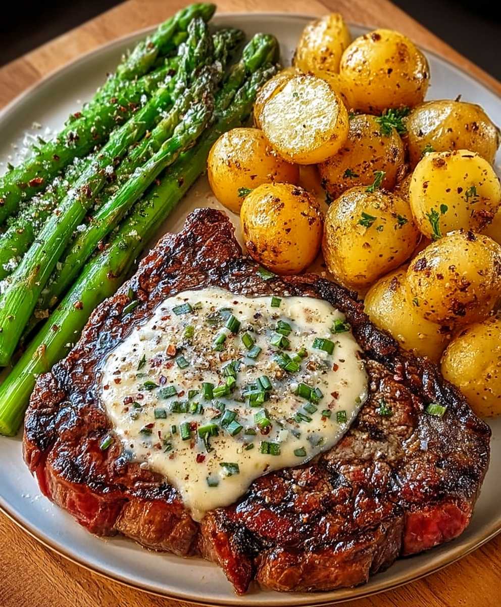 Knoblauch Parmesan Steak