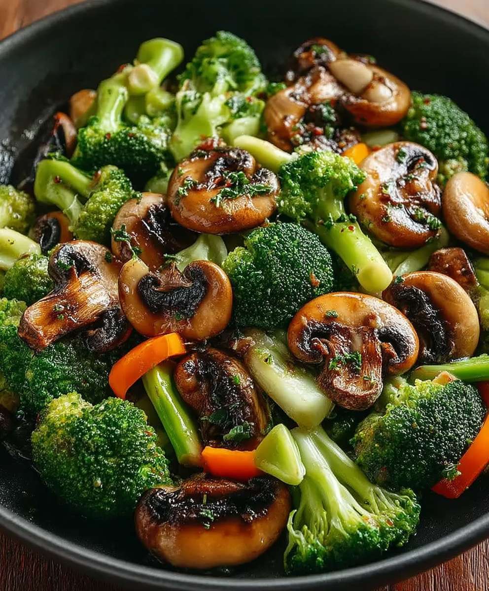 Pilz Brokkoli Pfanne