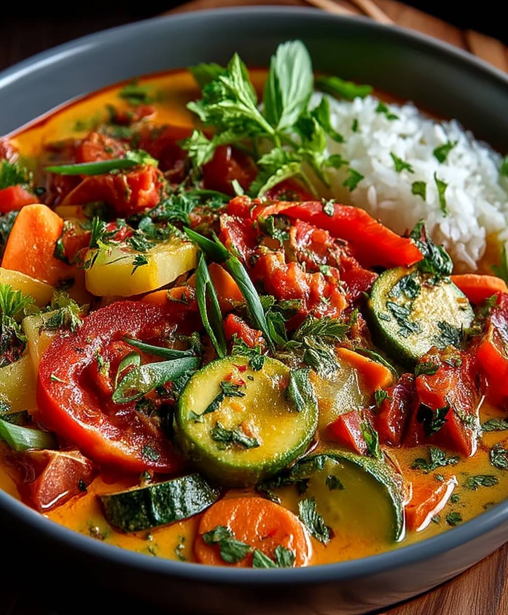 Gemüse Curry Kokosmilch