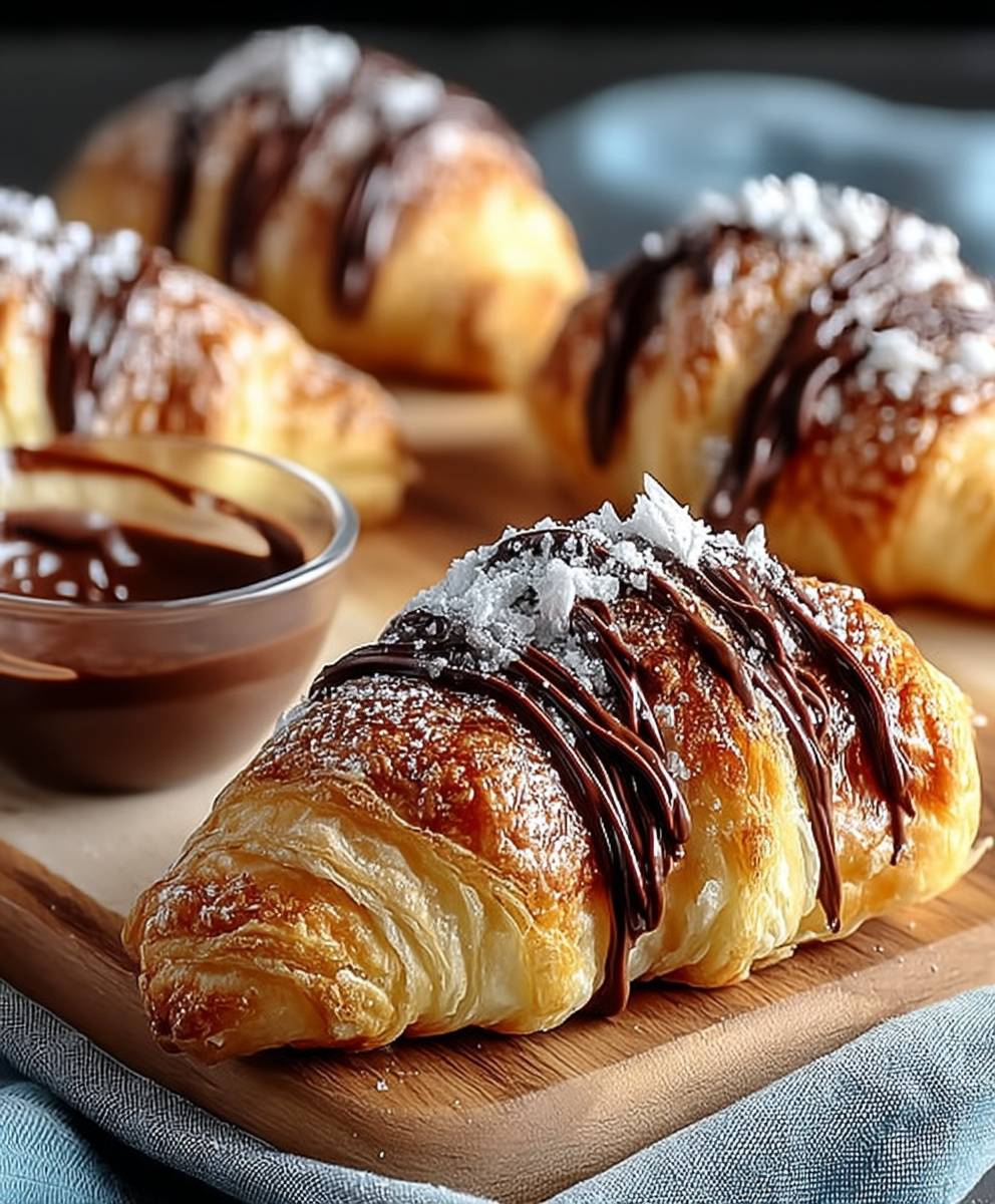 Schokohörnchen mit Nutella backen