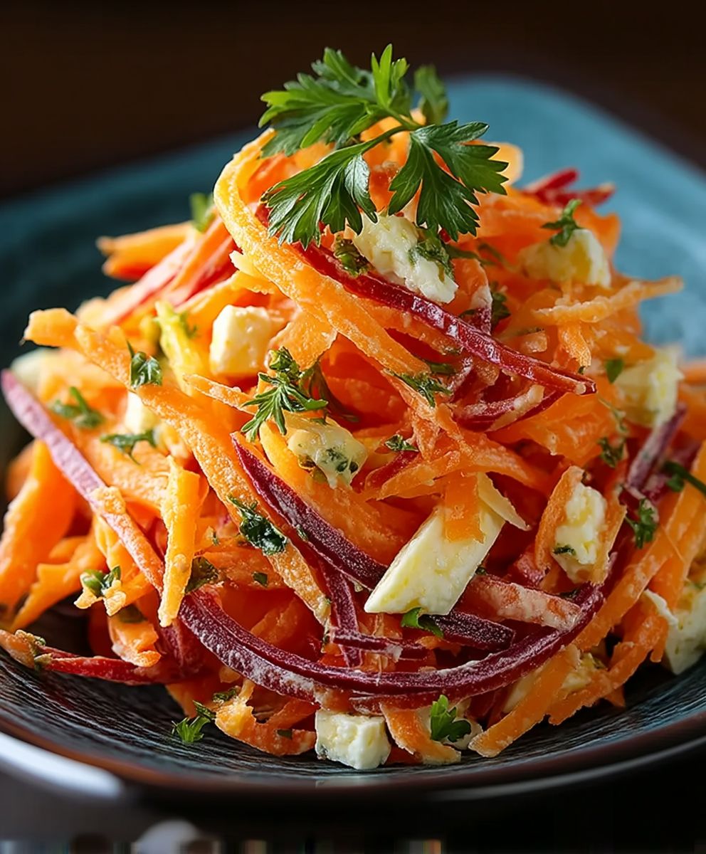 Karottensalat einfach zubereiten