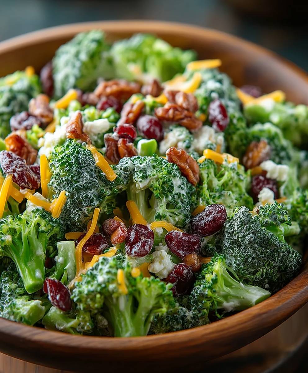 Brokkoli Salat mit Käse