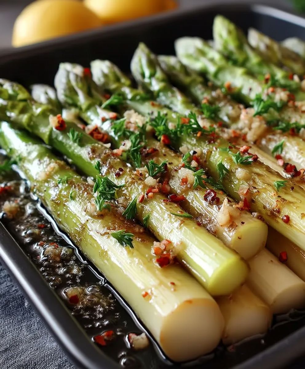 Ofen Spargel einfach zubereiten