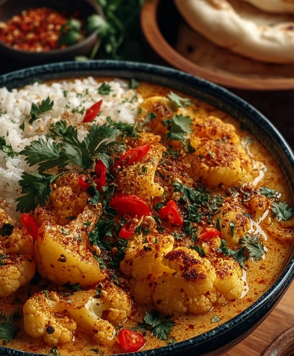 Blumenkohl Curry aus dem Ofen