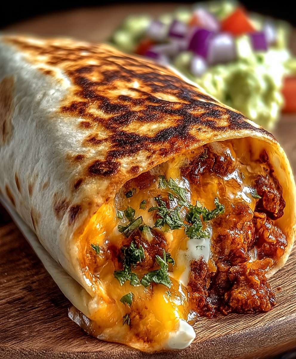 Gegrillter Käse Burrito