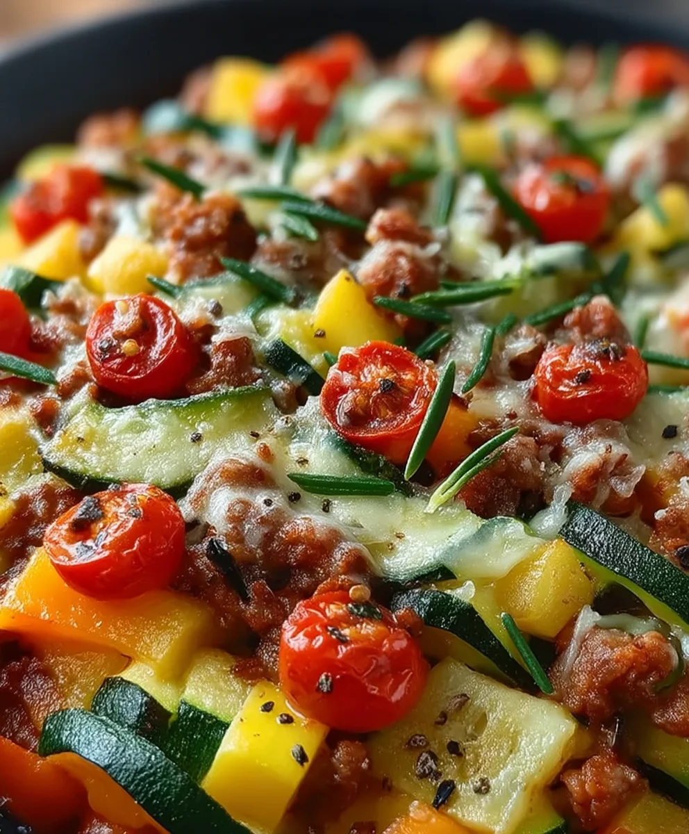 Zucchini Hackfleisch Pfanne: Schnell, einfach, unglaublich gut.