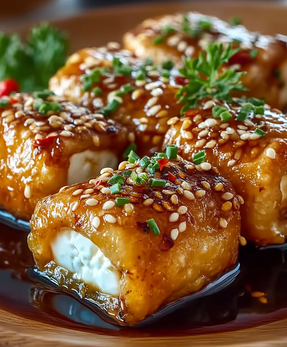 Ofen-Feta Röllchen mit Chili Honig: Ultimativer Genuss!